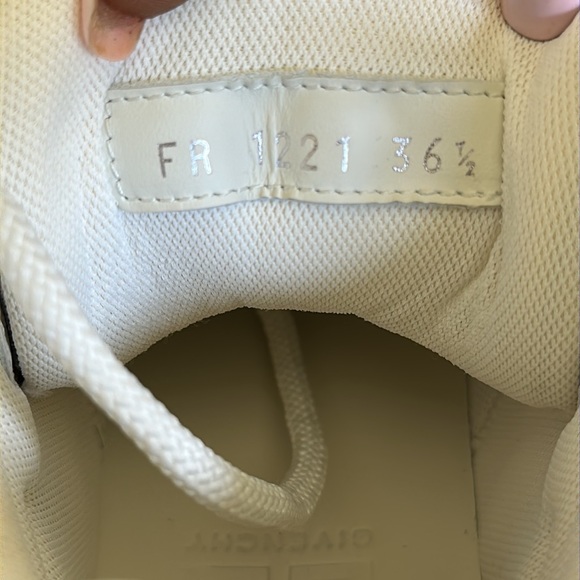 💫 NEW! GIVENCHY GIV 1 Mesh Metallic Clear-Sole High Top Sneakers 💫 - Picture 12 of 17